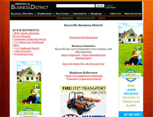 Tablet Screenshot of knoxvillebusinessdistrict.com